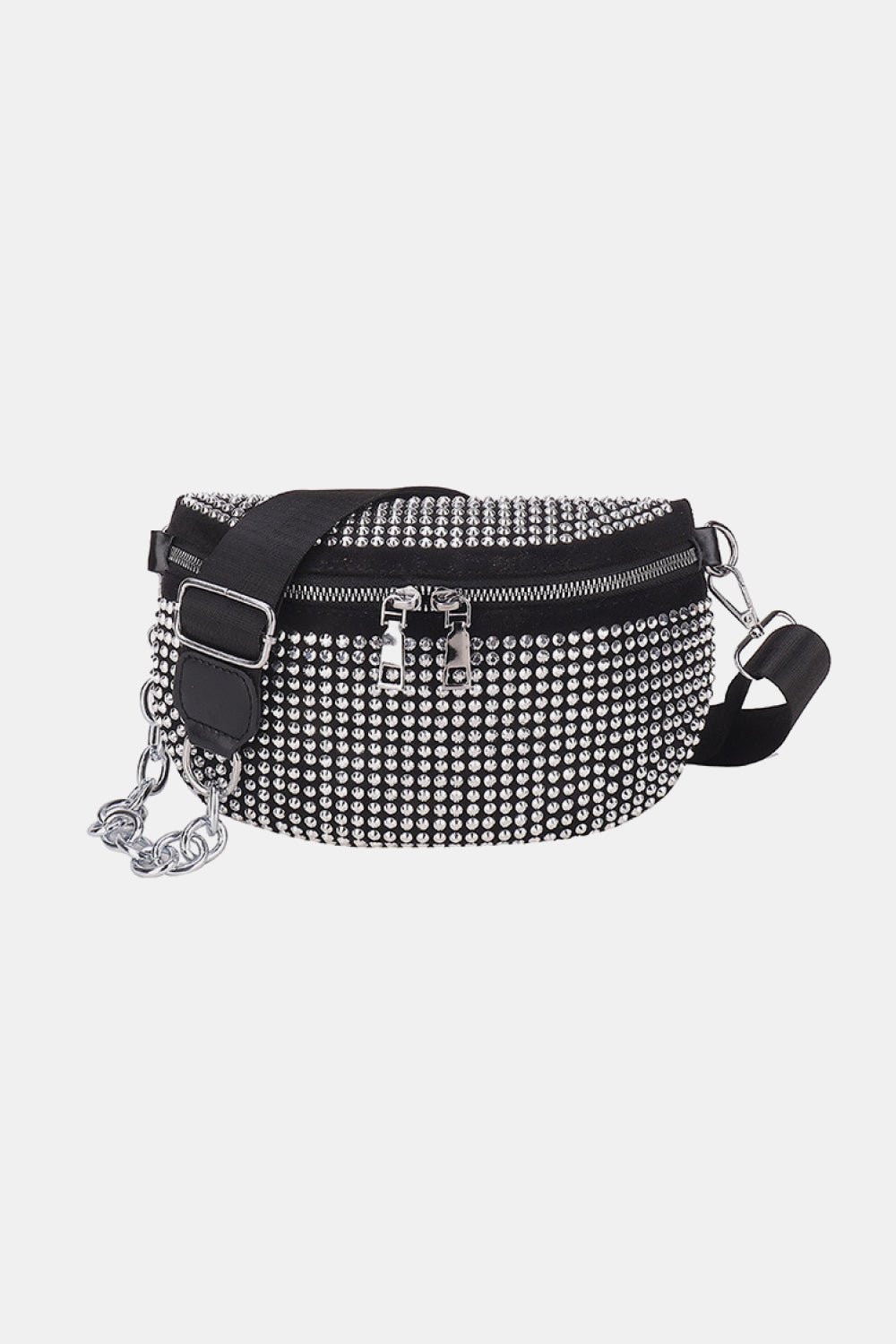 Forever glam black sling bags Clearance