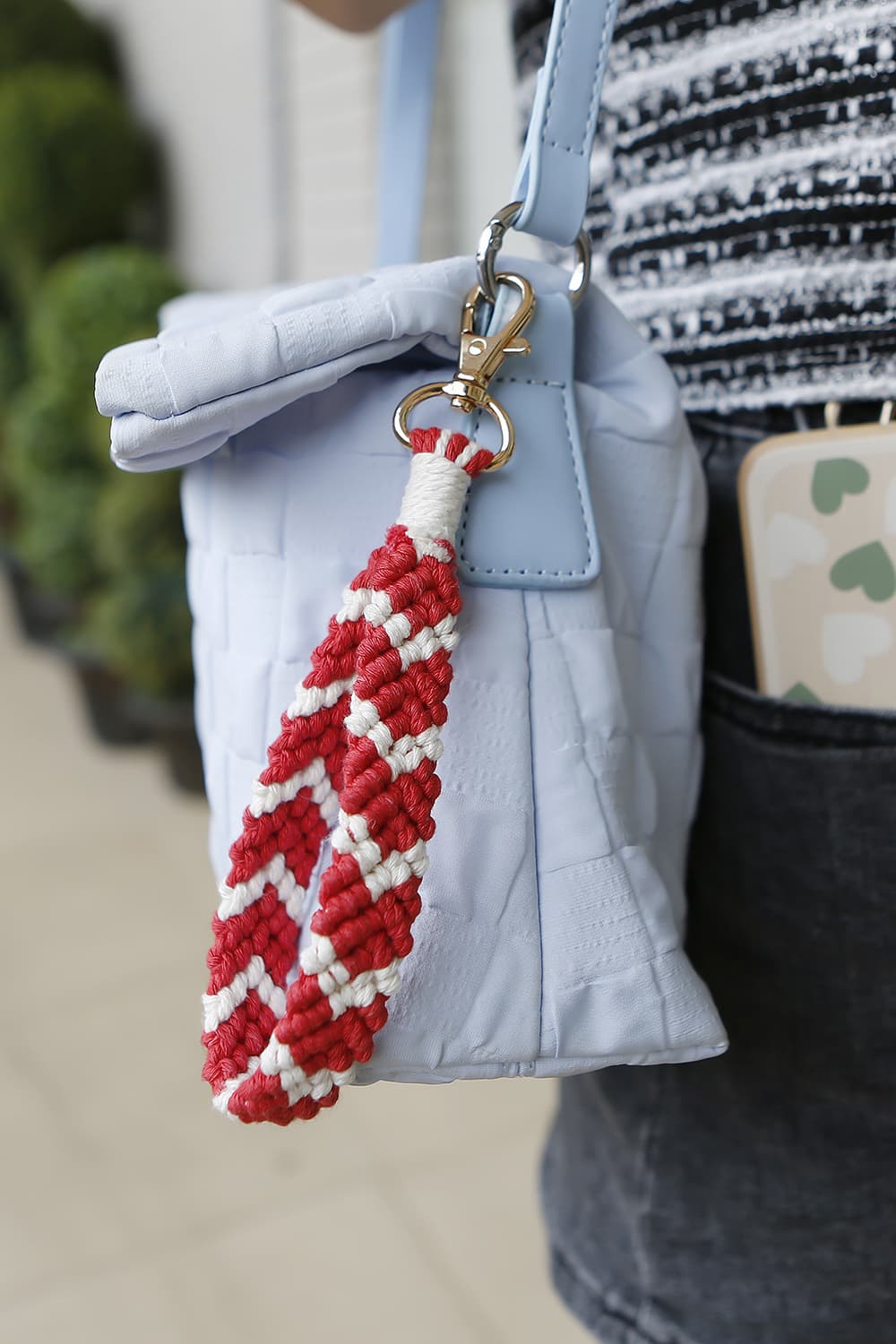 Macrame Wristlet Key Chain