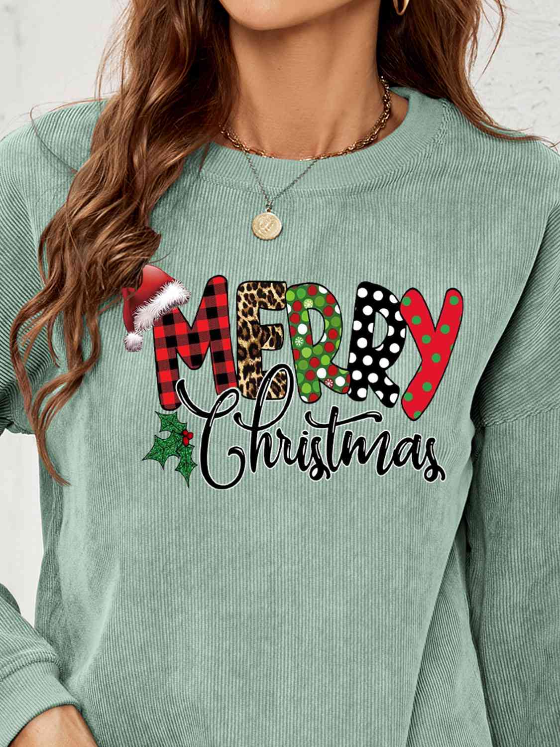 MERRY CHRISTMAS Graphic Sweatshirt