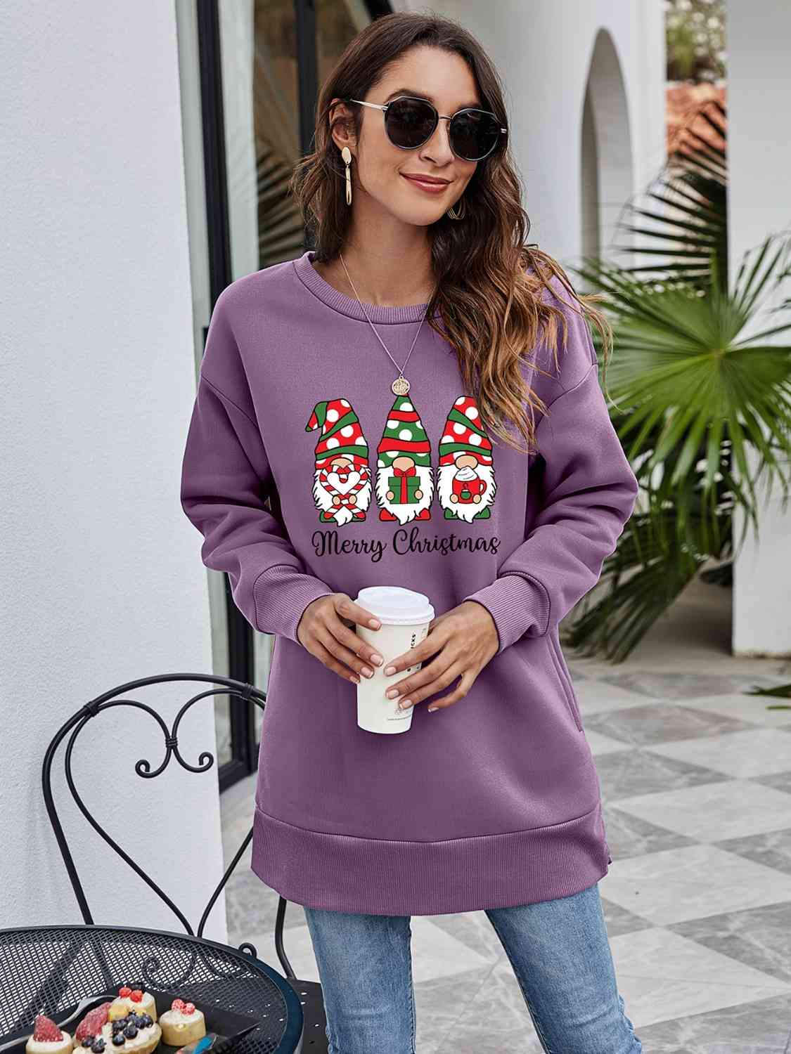 MERRY CHRISTMAS Graphic Sweatshirt