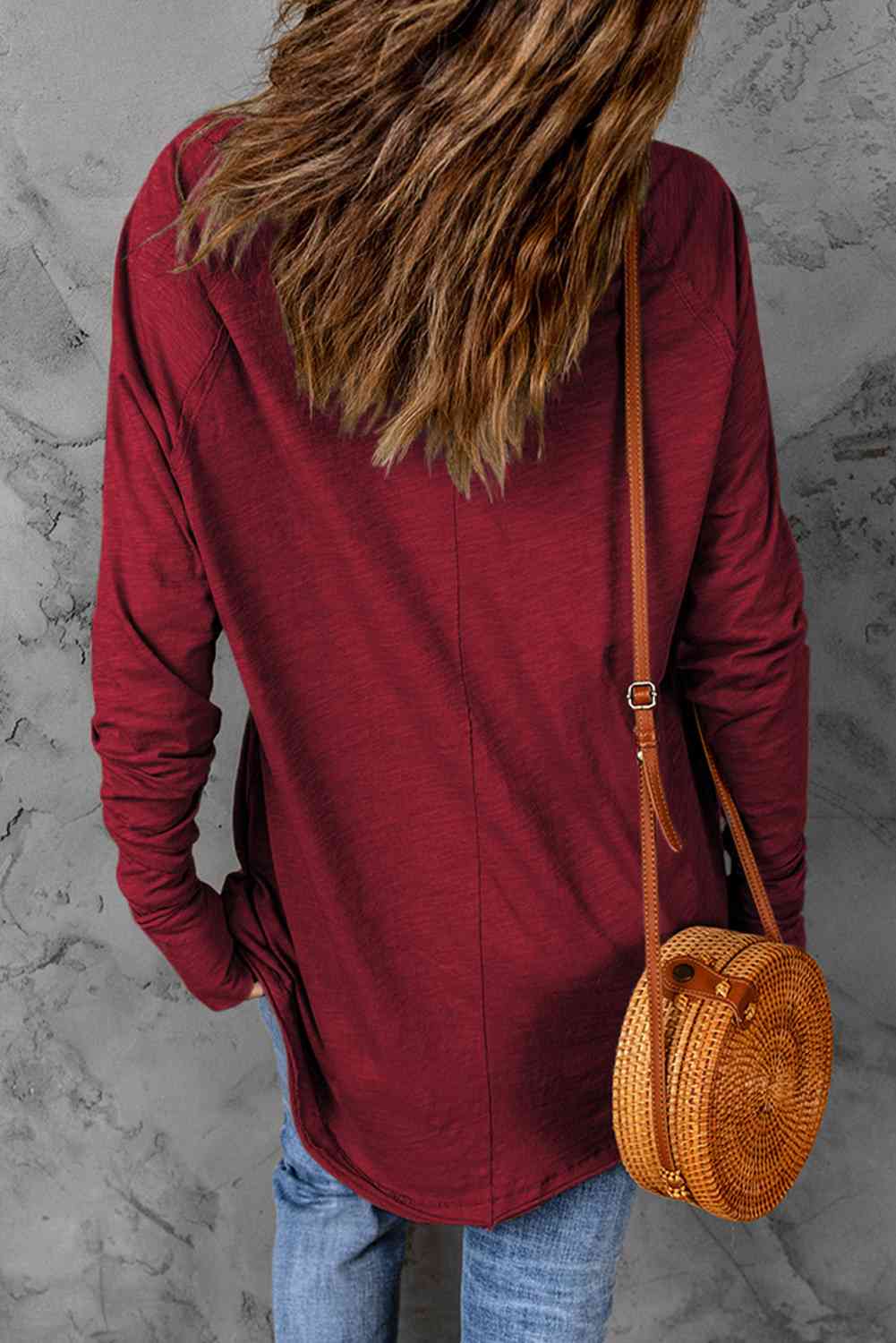 Pumpkin Graphic Thumbhole Sleeve T-Shirt