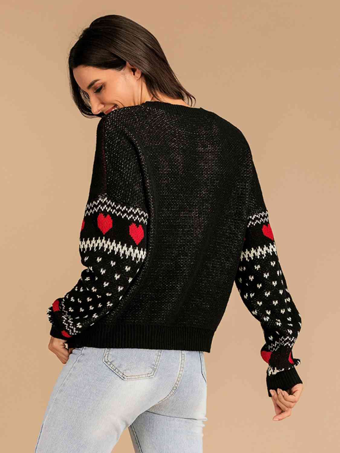 MERRY CHRISTMAS Round Neck Sweater