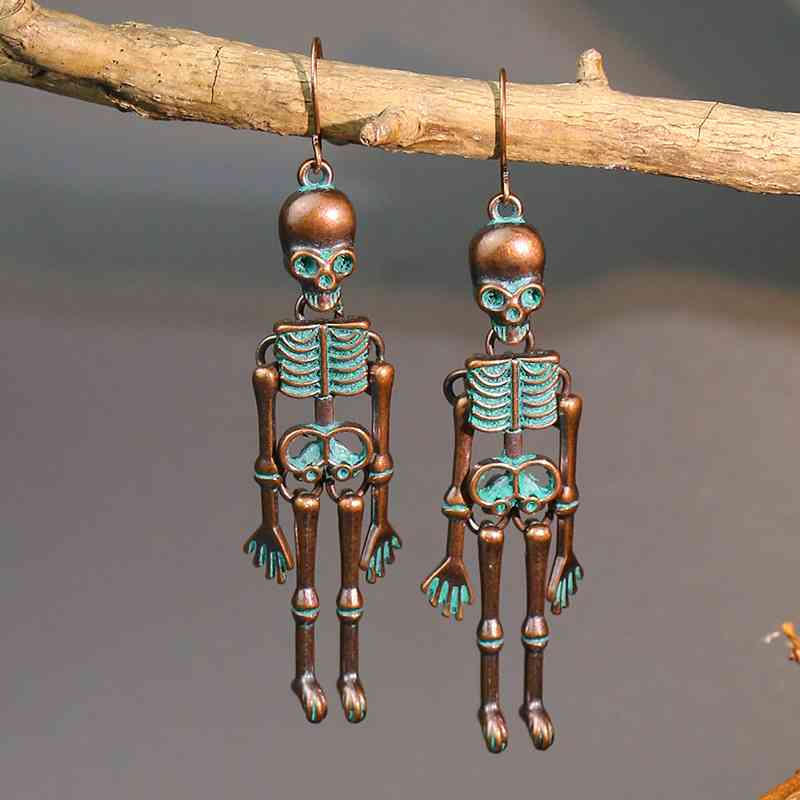 Skeleton Alloy Earrings